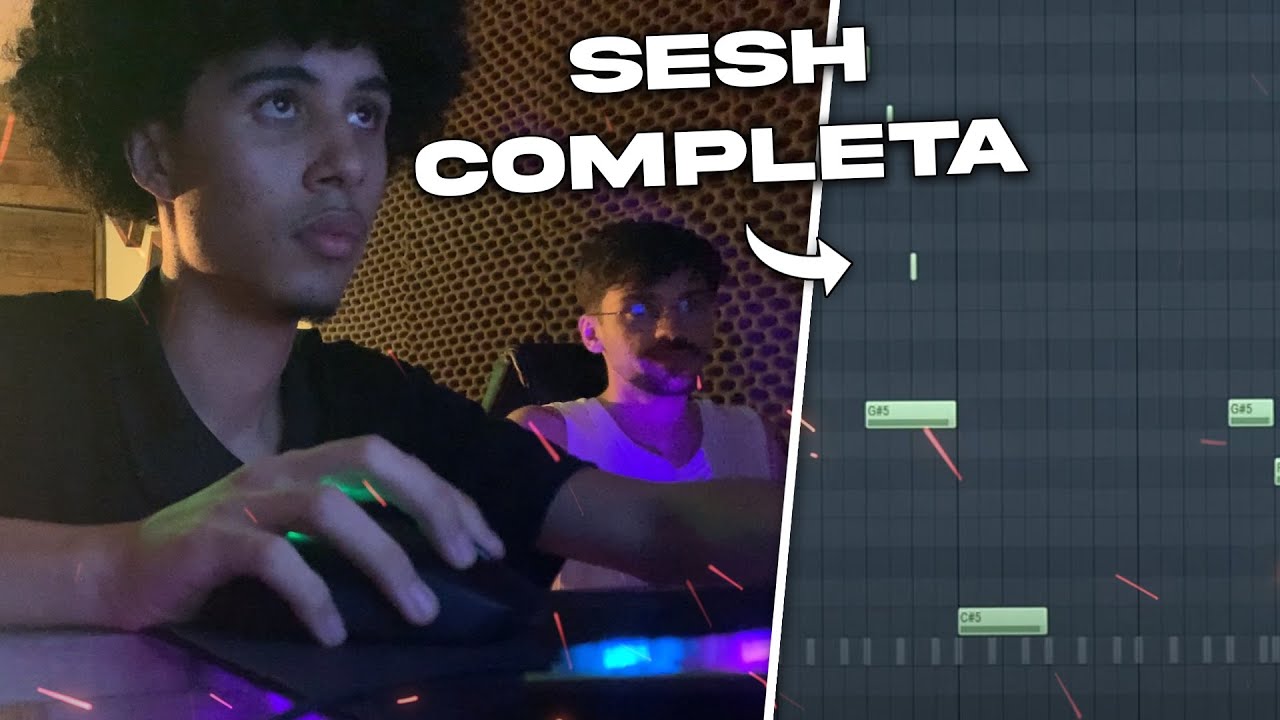 FAZENDO UM BEAT DE DRILL + GRAVAÇÃO DO ZERO 💥 (STUDIO SESSIONS)