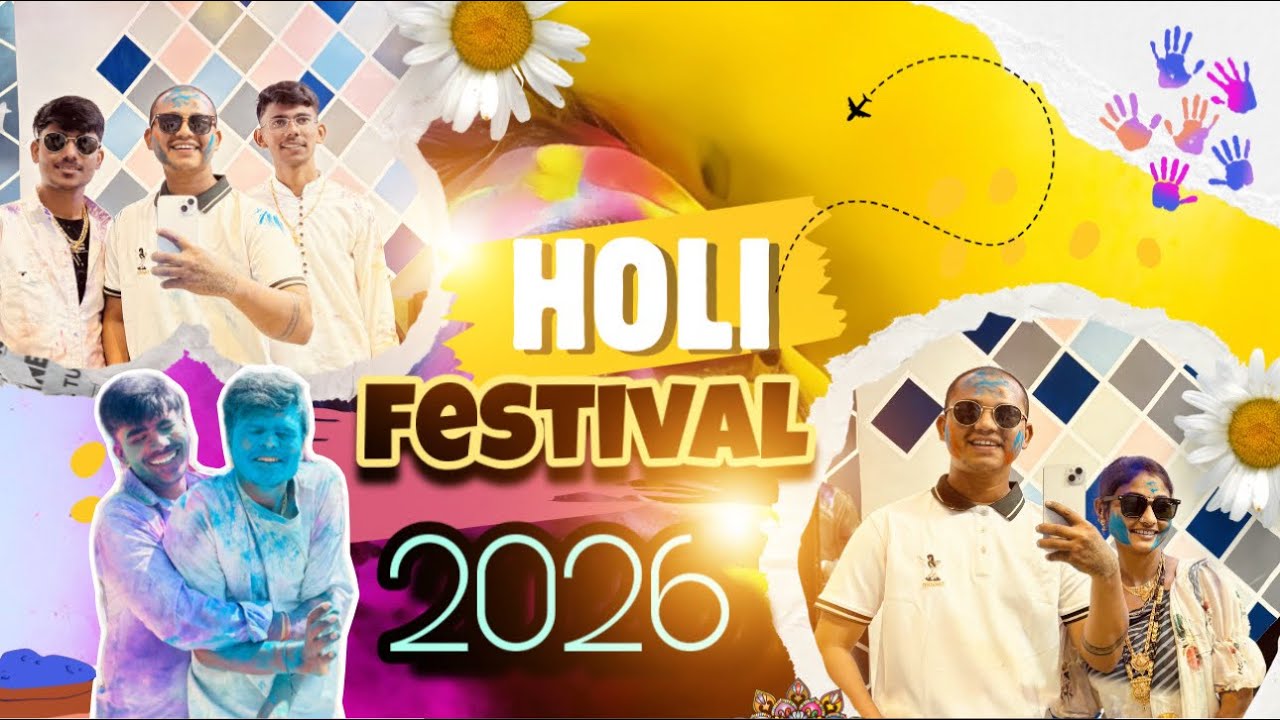 હોળી અને ધુળેટી ની ધૂમ 🔥🌈🍭HOLI  FESTIVAL 2026 ✨🖍️🫧🧿#holi #festivalvibes #holifestivalofcolours 