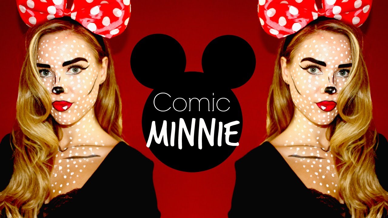Pop-Art Minnie Mouse Makeup