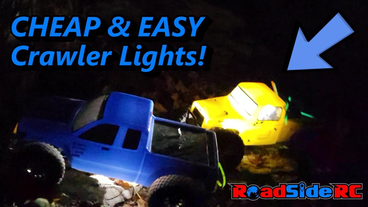 Best Cheap Light Setup for Night Crawling (Cheap RC Crawler Light Setup)