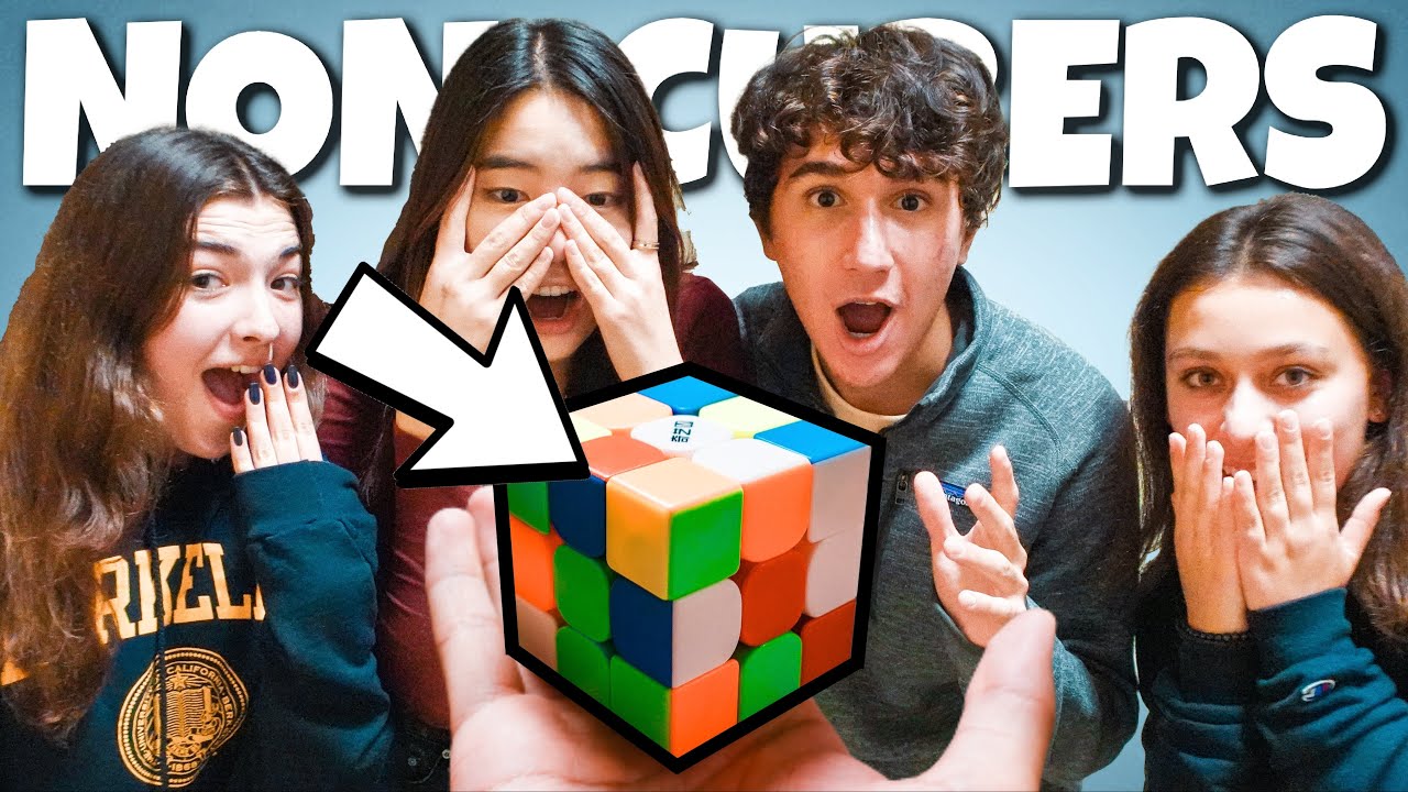 NON-CUBERS BECOME SPEEDCUBERS IN A WEEK?!?