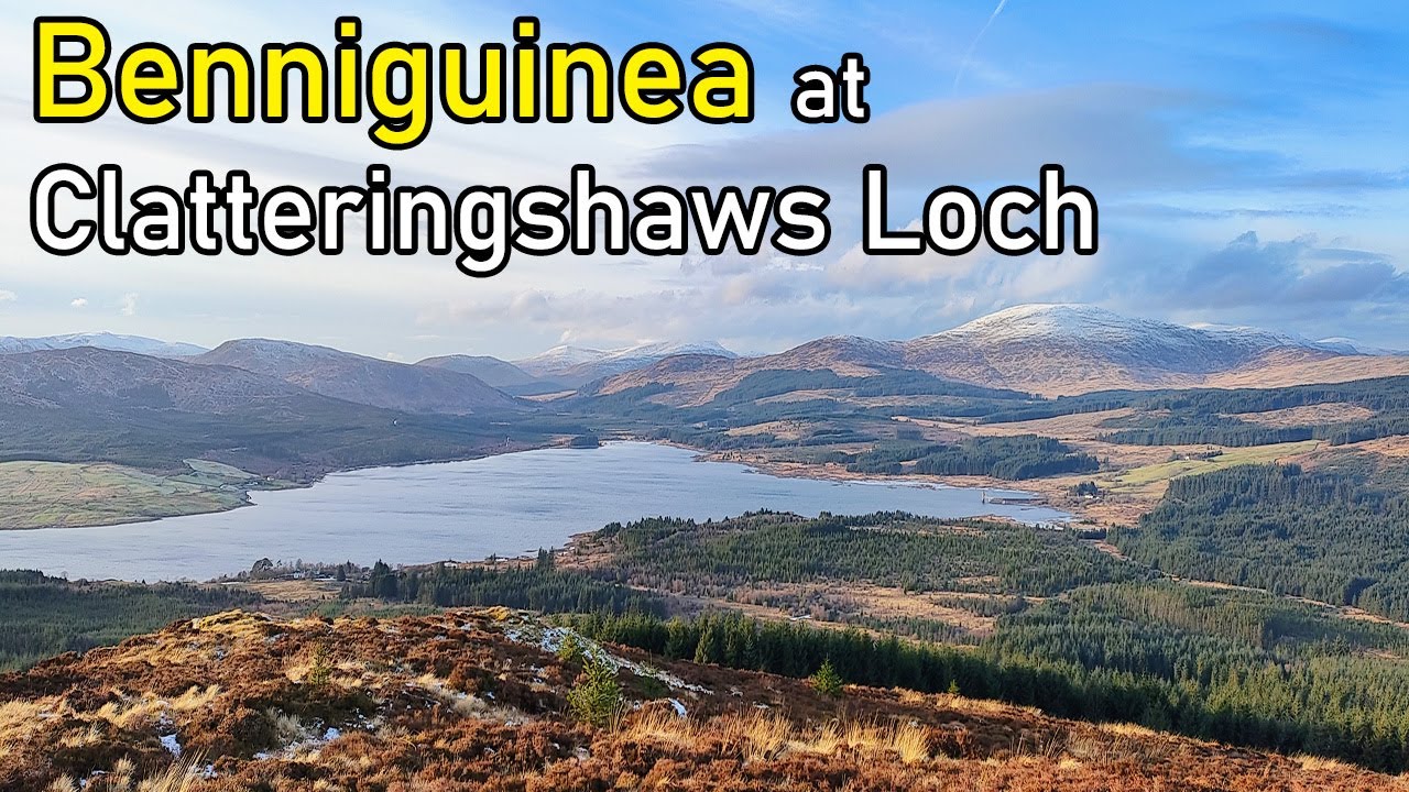 Benniguinea via Clatteringshaws Loch in Dumfries & Galloway