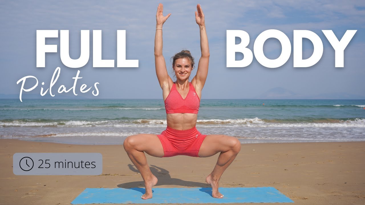 25 MIN FULL BODY WORKOUT || Day 5: Fit mit Laura Challenge || At-Home Pilates