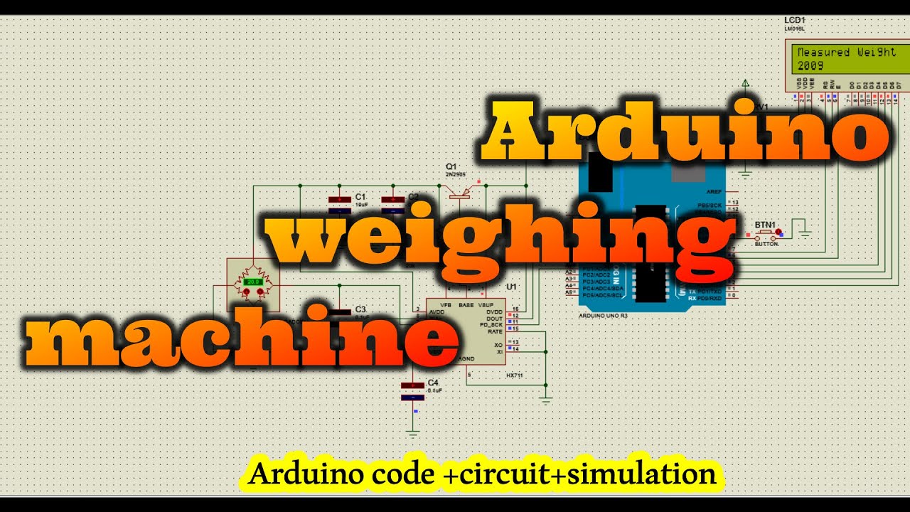 Weighing Machine using Arduino Load Cell & HX711 Module / Weight machine using Arduino