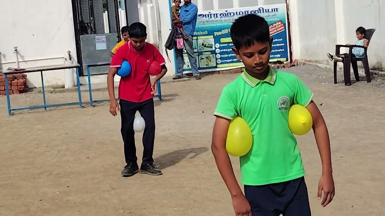 5th Grade Boys -  Balloon Balancing - Sports Day - ANPS 2025-26