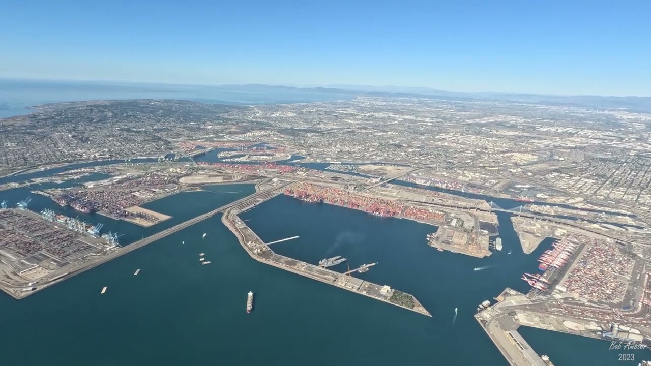5:45min flite over Los Angeles