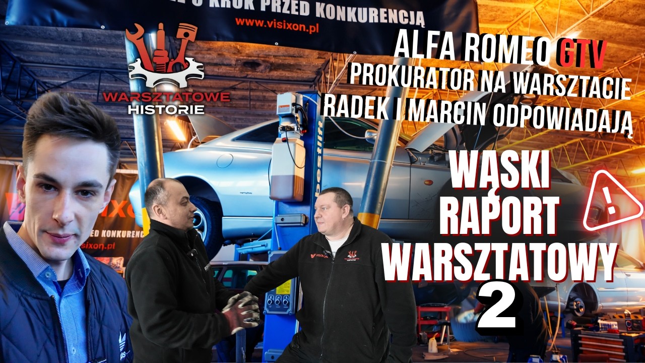 ALFA ROMEO GTV na wyścigi, opowieść o prokuratorze / Wąski Raport Warsztatowy odcinek 2