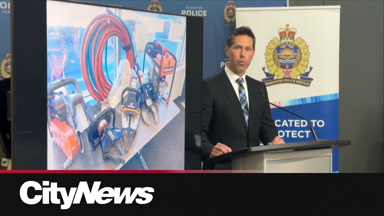 Stolen firefighters' 'Jaws of Life' used in string of Edmonton B&Es