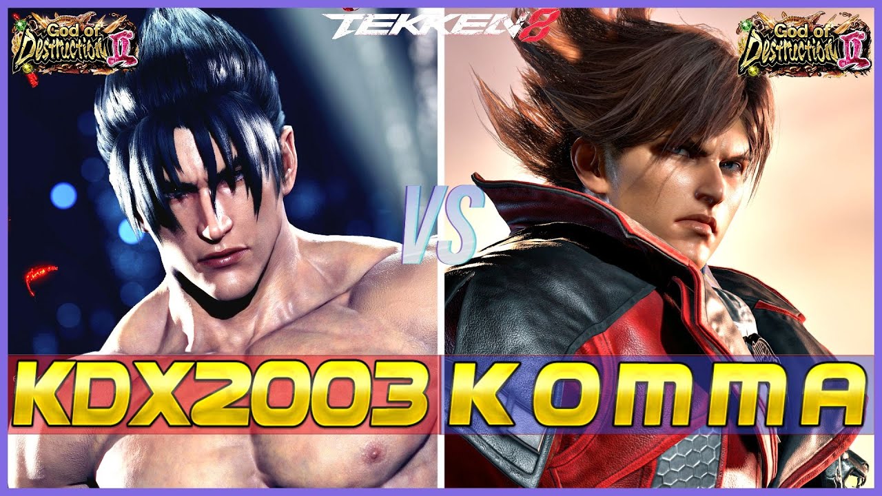 T8 ▰ KDX2003 (Jin) Vs KOMMA (Lars) ▰ Tekken 8 High Level Gameplay