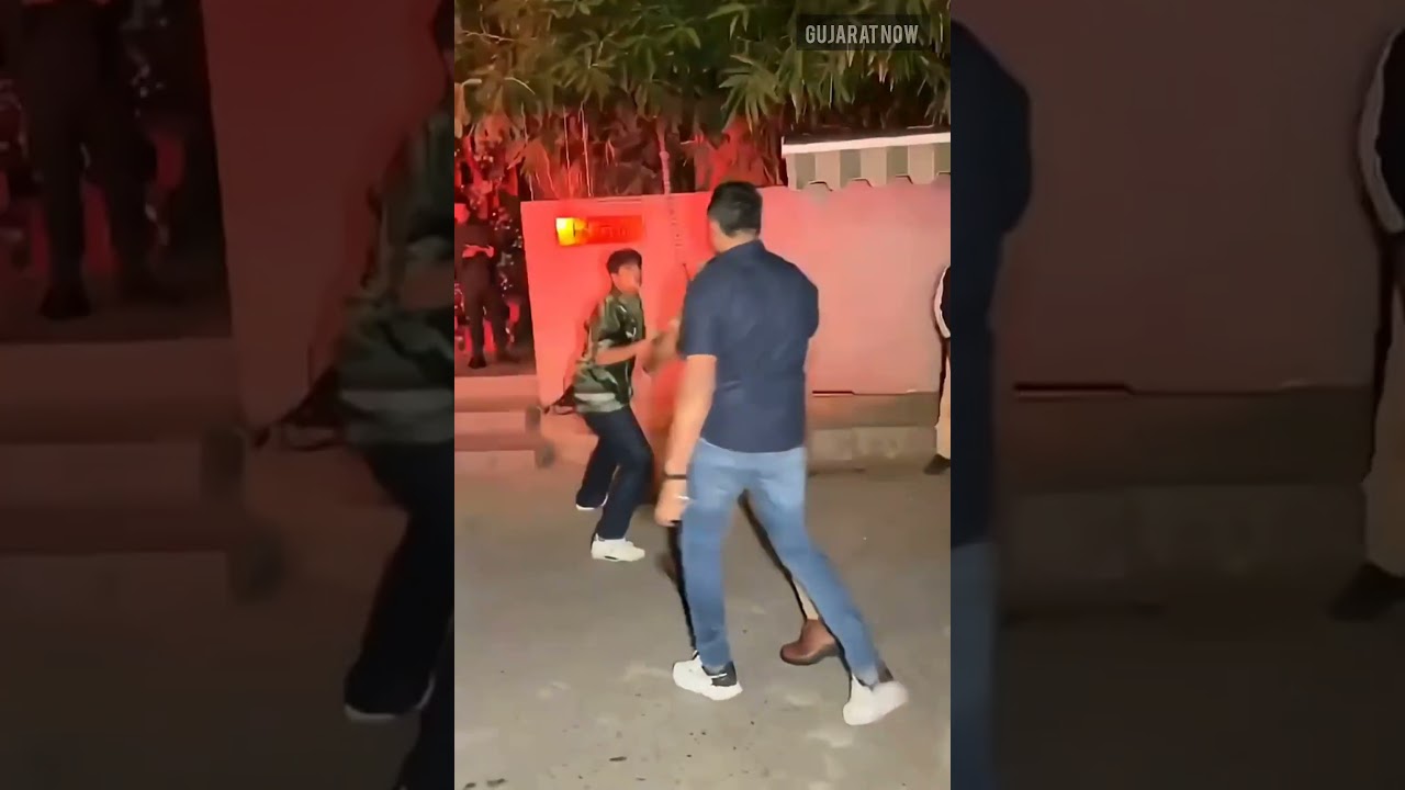 &ldquo;Surat Teen Assaults Police Over Liquor Check &ndash; Shocking Incident Caught on Camera!&rdquo;