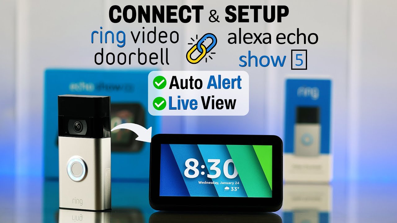 How To Connect Echo Show 5 To Ring Video Doorbell 2nd Gen!