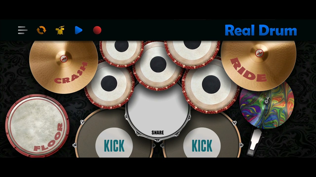 Indian classical music and v drums mix playing crazy kit playing on real drum mobile app 💪😄.