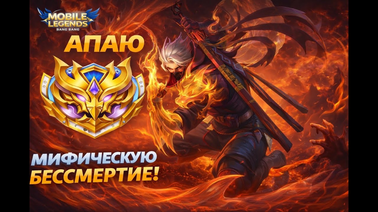 Апаю мифическую бессмертию в Mobile Legends Bang Bang!