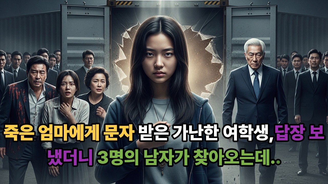 죽은 엄마에게 문자 받은 가난한 여학생,답장 보냈더니 3명의 남자가 찾아오는데..