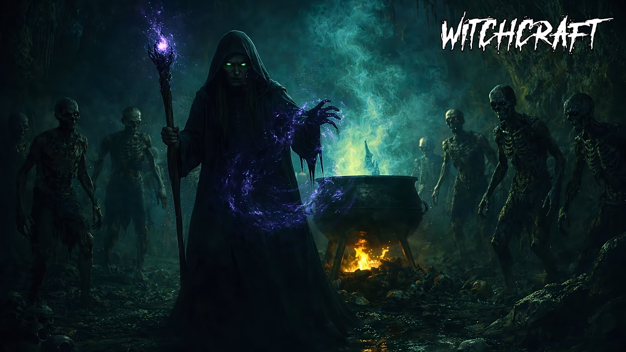 Witchcraft – 80’s Atmospheric Horror Dark Synthwave // Royalty Free Copyright Safe Music