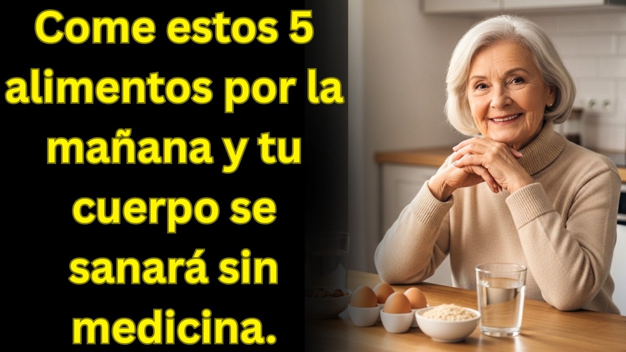 5 Alimentos Matutinos para Sanar tu Cuerpo y Mantenerte Saludable Después de los 60