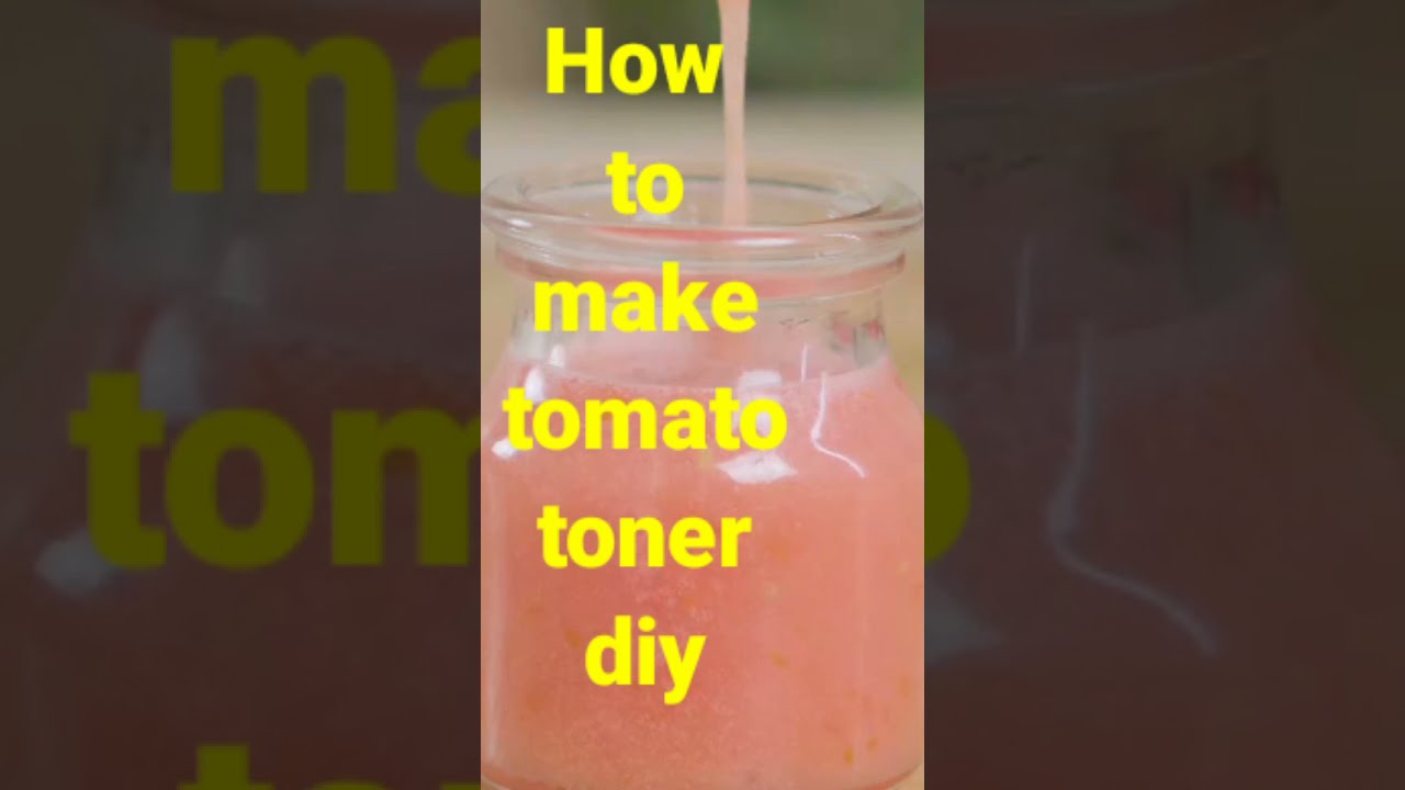 #short Tomato face toner diy