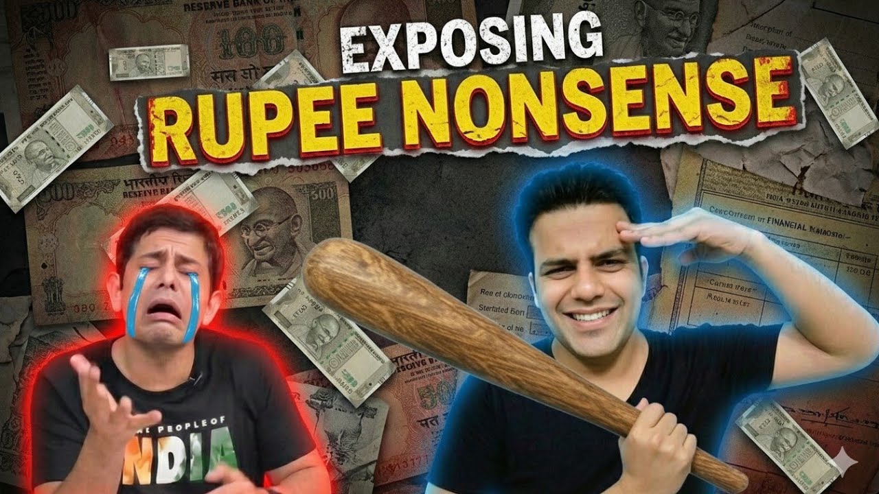 EXPOSING @thedeshbhakt’s NONSENSE On Rupee FALL | Demonstrating His Embarrassing CHATUKARITA