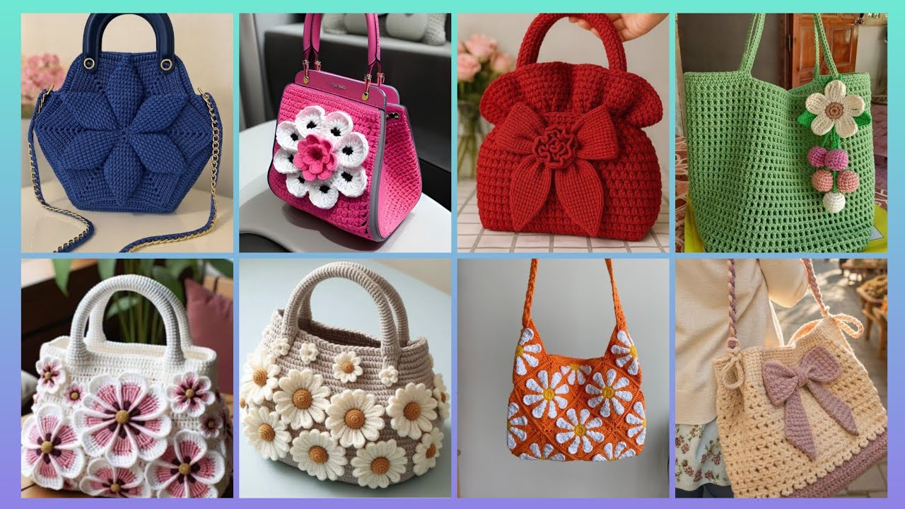 Most beautiful stylish crochet women hands bages design ideas for 2026