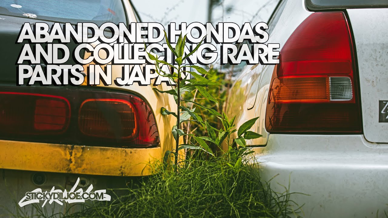 Abandoned Hondas At Real Company And Collecting Rare Parts In Japan...