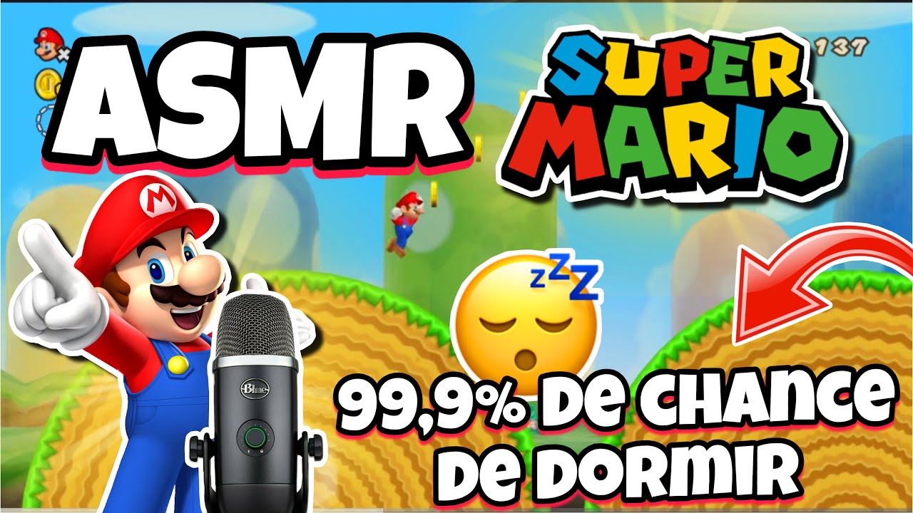 ASMR Français • 99,99% DE CHANCE DE DORMIR SUR MARIO BROS 😴 (triggers, chuchotements intenses)