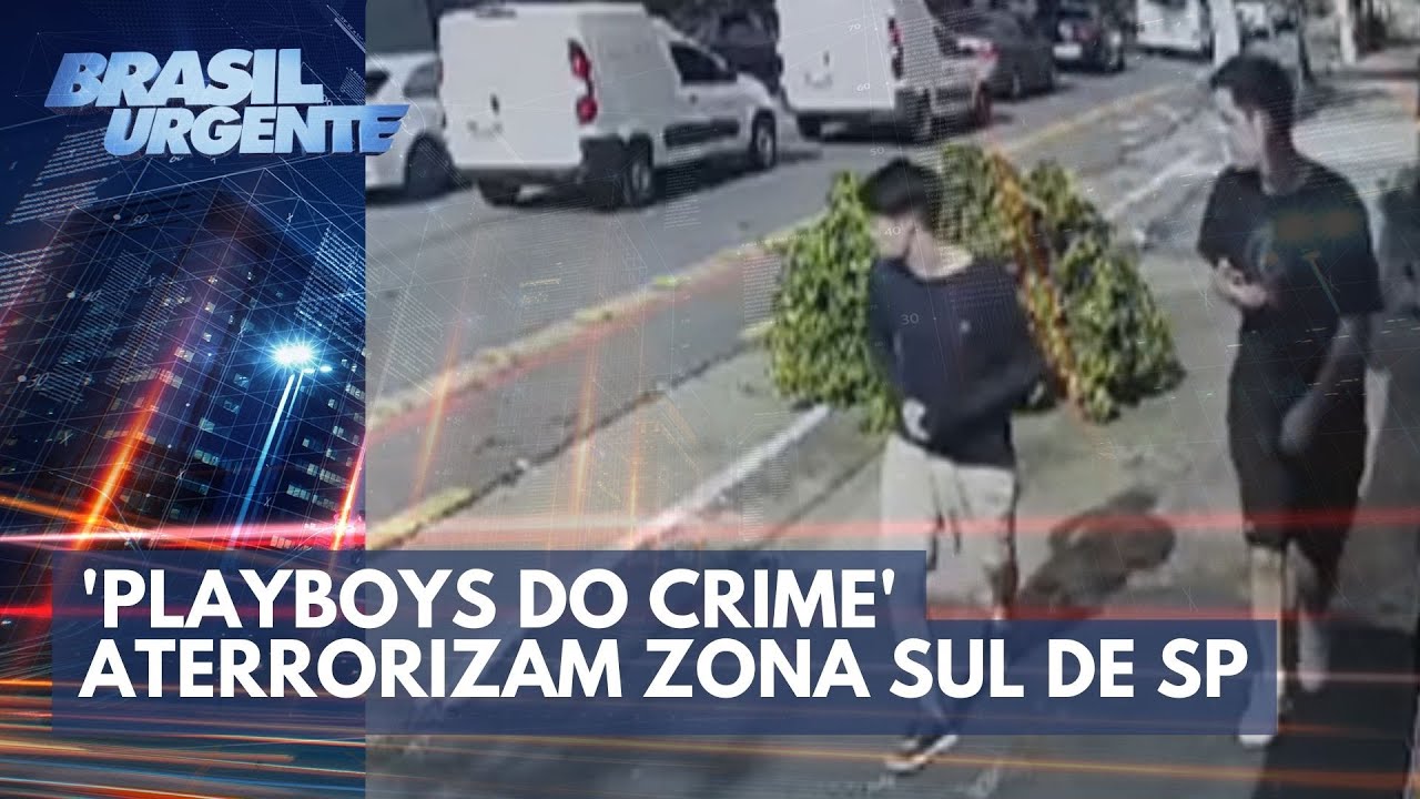'Playboys do Crime' aterrorizam com cotoveladas em assaltos | Brasil Urgente