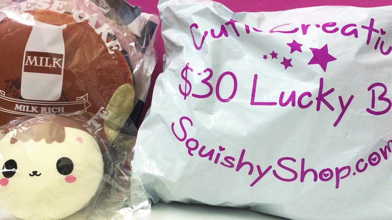 $30 Squishy Shop Lucky Bag Grab Bag Aug 2018 | Toy Tiny
