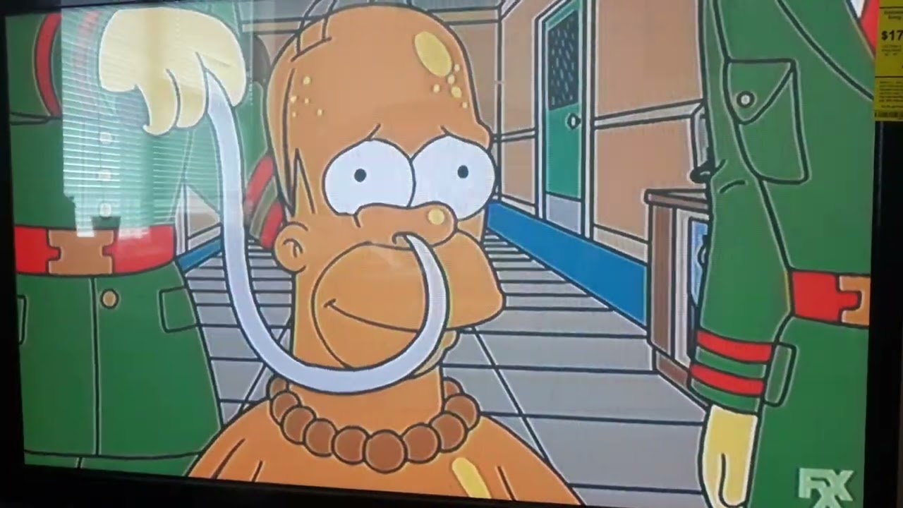 The Simpsons Homer as A Buddha Statue