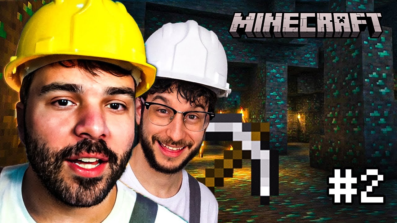 🚨 MINERVA E GREVTHAR EM BUSCA DOS DIAMANTES! EM BUSCA DE ZERAR O MINECRAFT #2