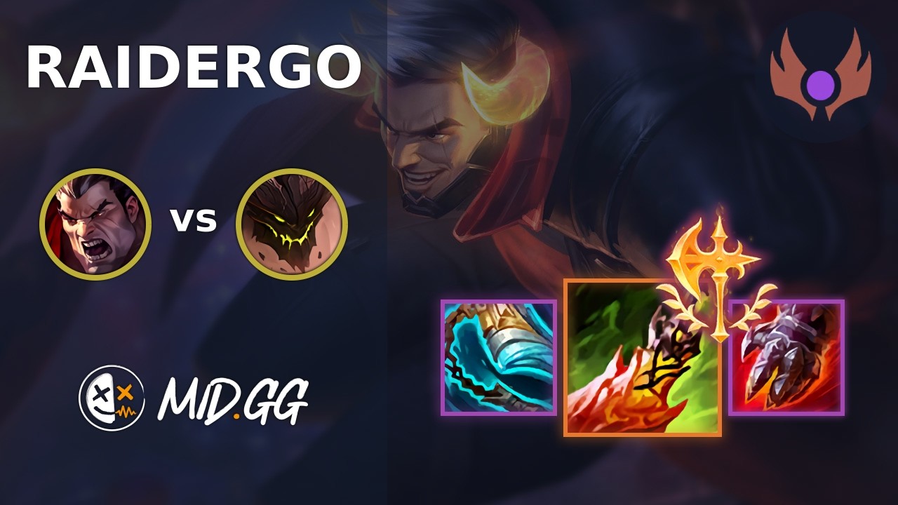 MID.GG: [ RaiderGO ] Darius TOP vs Malphite | EUW MASTER | LOL Season 2026