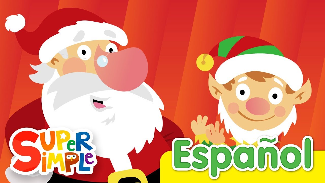 S-A-N-T-A | Canciones Infantiles De Navidad | Super Simple Español