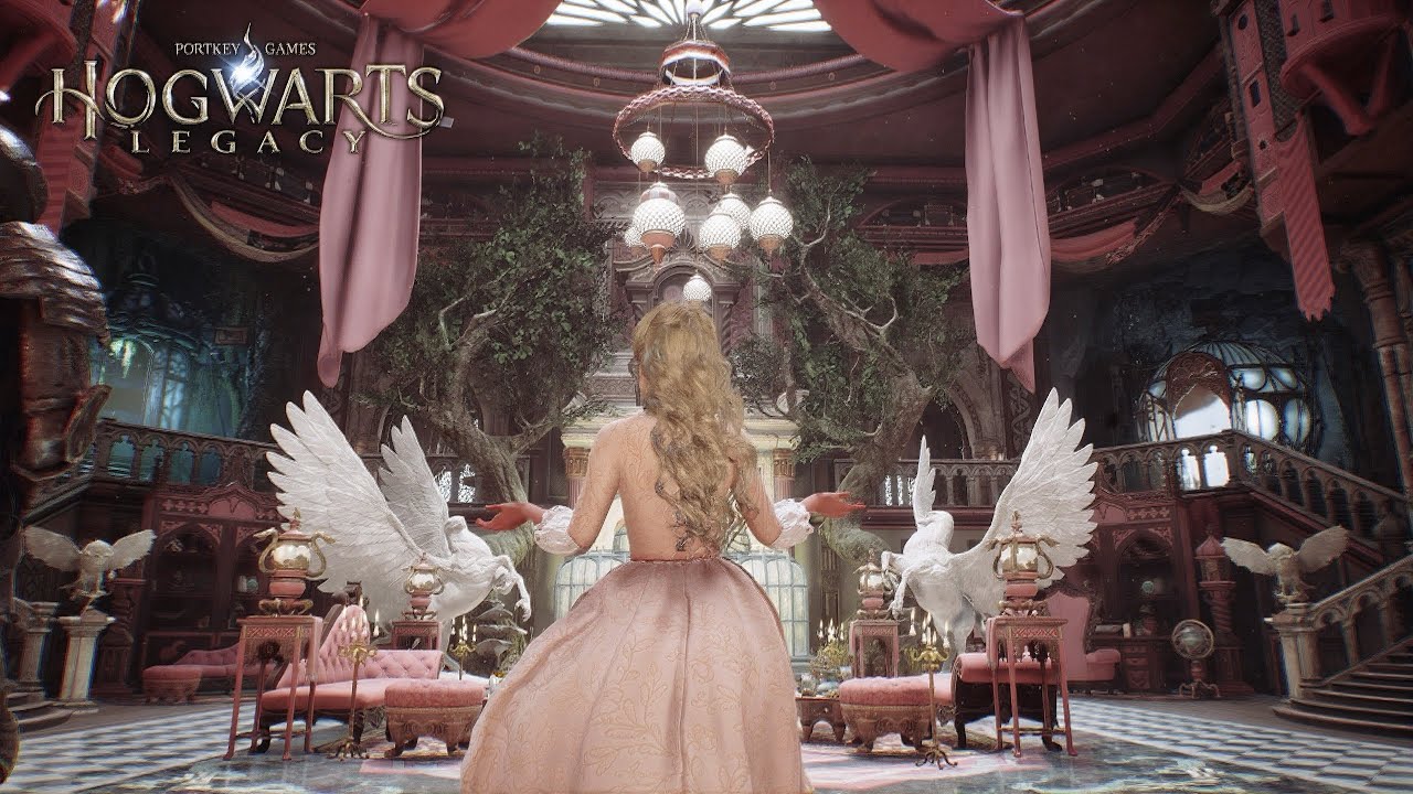 💗🏰 Ultimate Pink Room of Requirement Tour – Hogwarts Legacy🪄✨