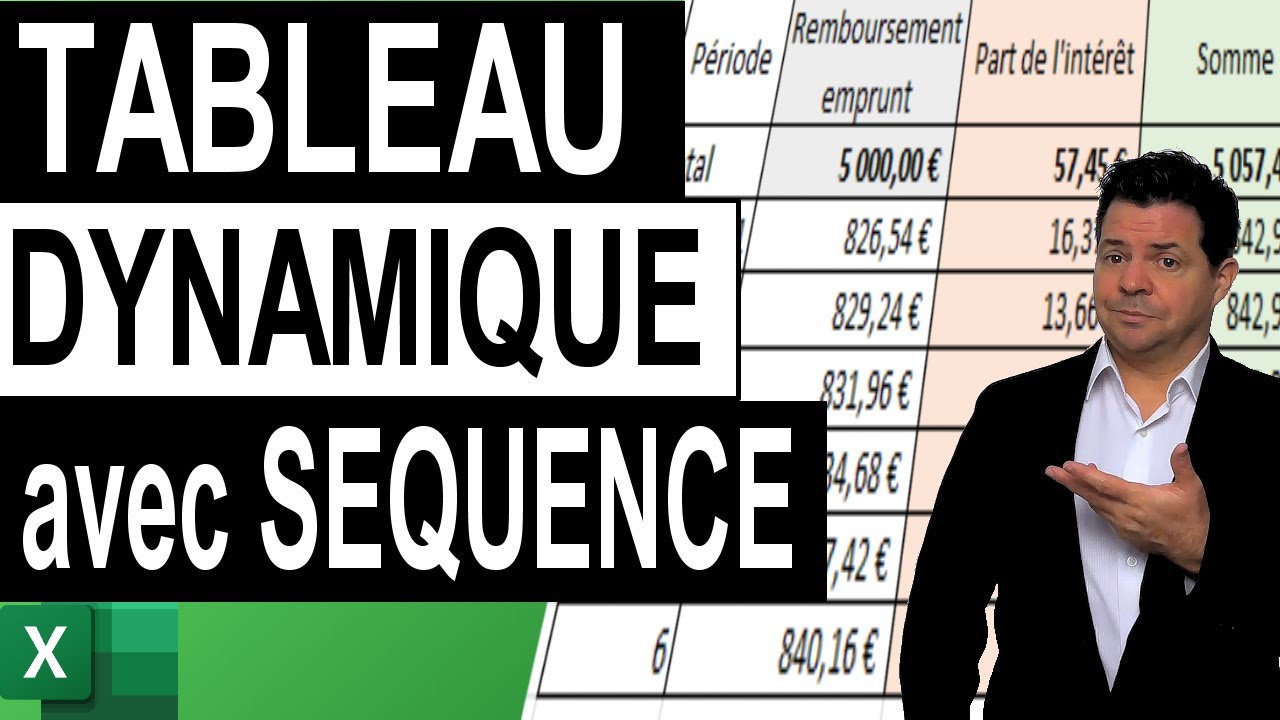 Comment Créer un Tableau Dynamique - Fonction SEQUENCE