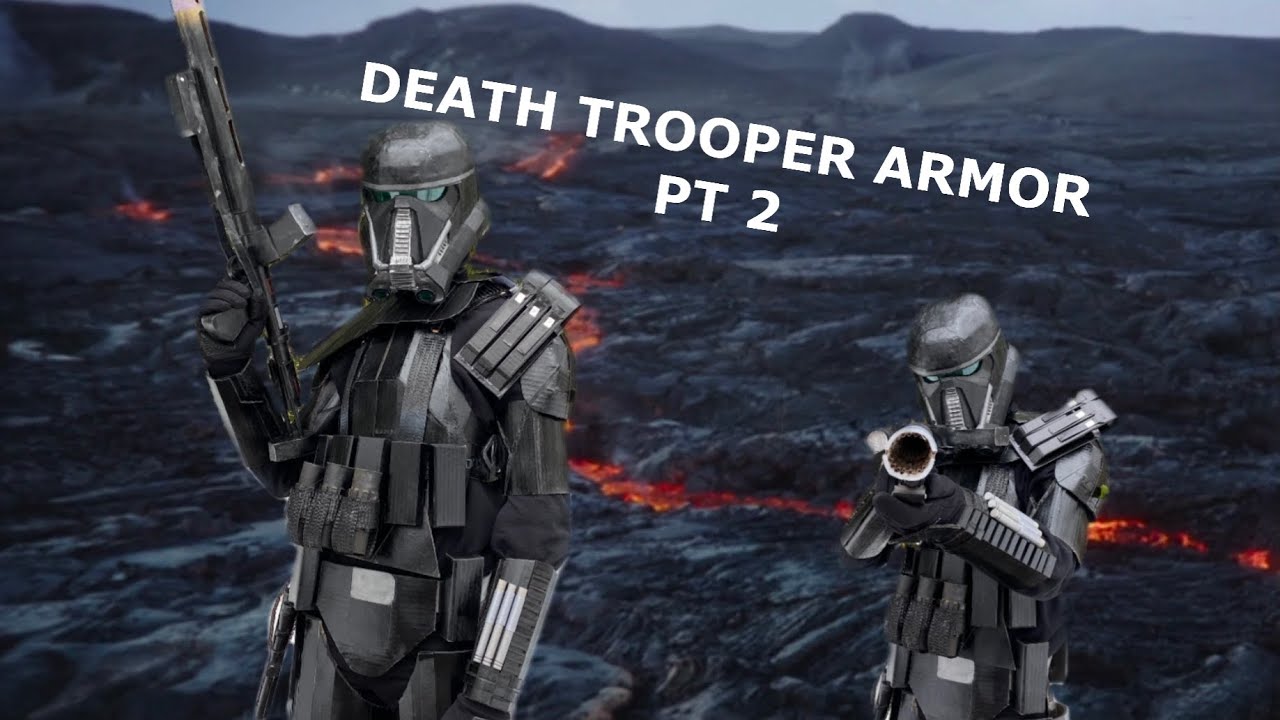 Finishing CARDBOARD Death Trooper Armor