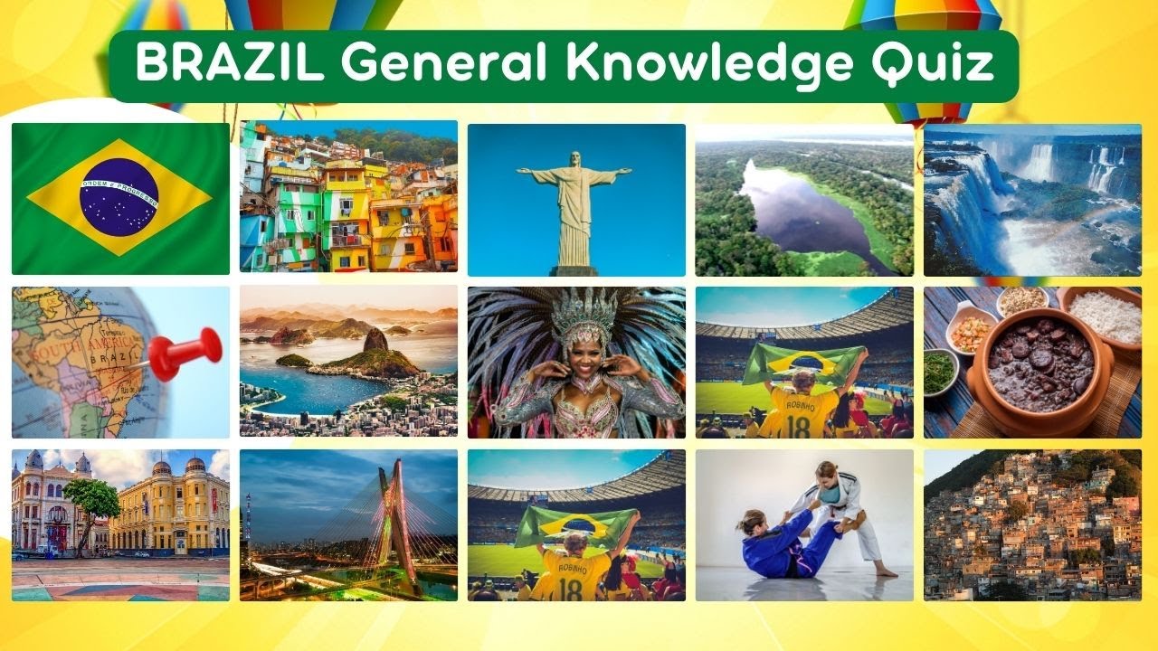 Ultimate Brazil General Knowledge Quiz 🤔 | Test Your Brazilian IQ! 🌴(50 Questions)