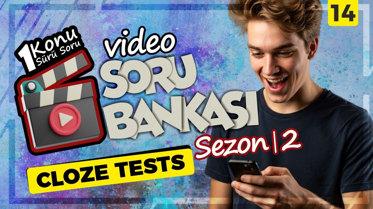 CLOZE TESTS YKS-DİL (YDT), YDS, YÖKDİL Video Soru Bankası - Sezon 2