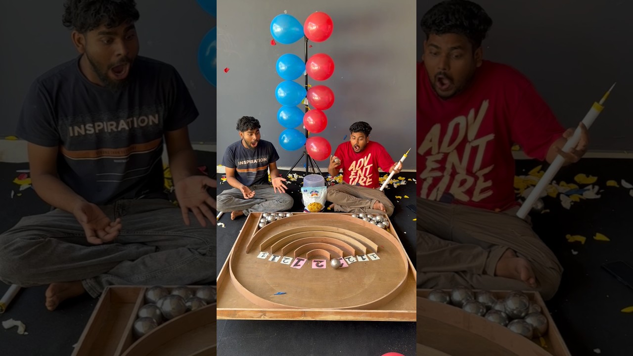 Brother vs Brother roll boll challenge part 213 #shorts