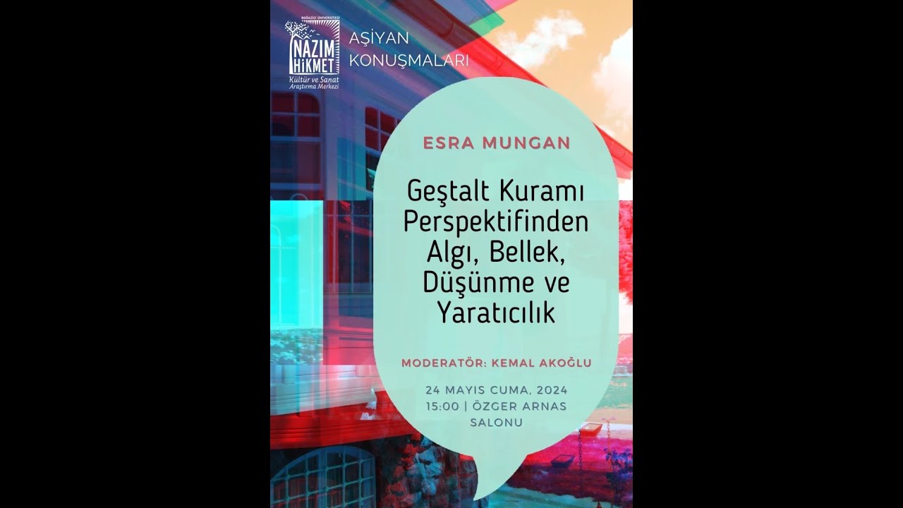 Geştalt Kuramı Perspektifinden Algı Bellek Düşünme ve Yaratıcılık, Esra Mungan