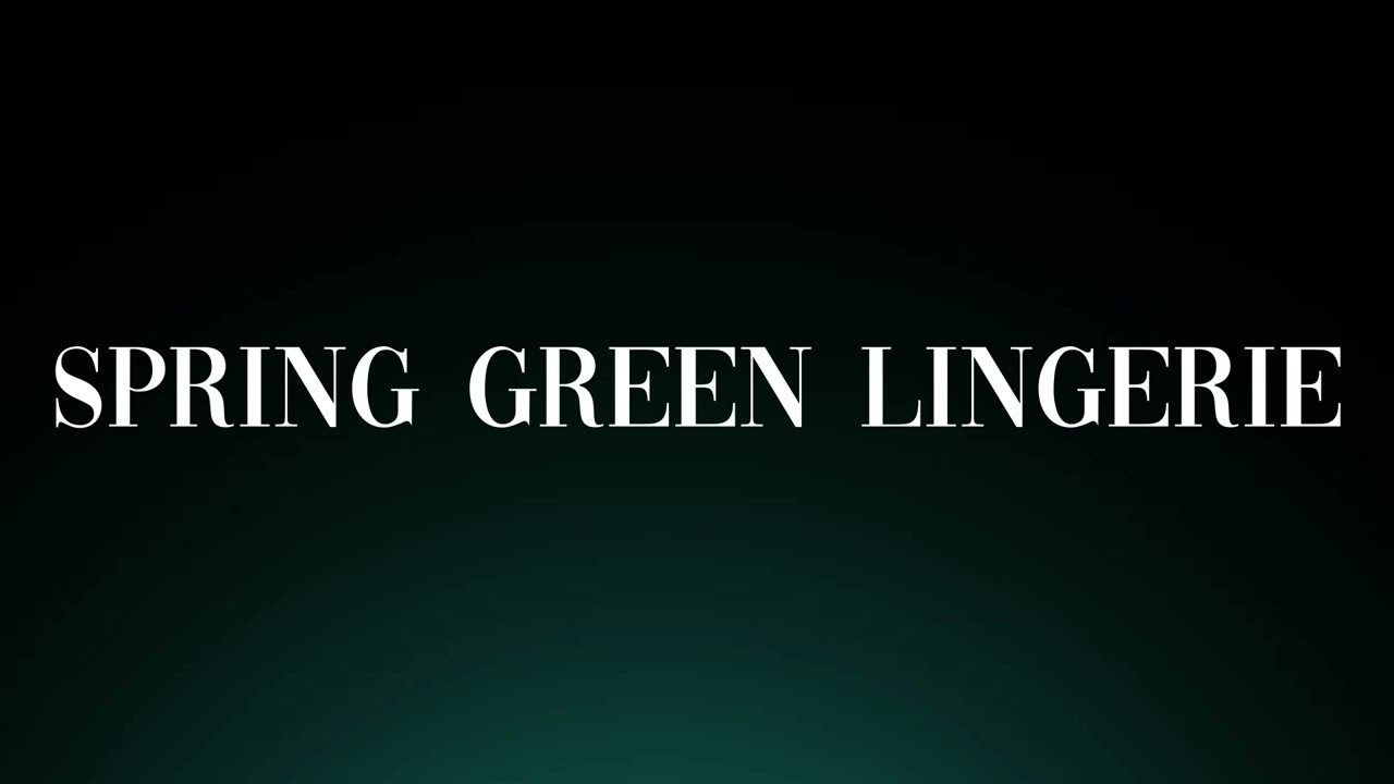 How to Pronounce 'Spring Green Lingerie'! Correctly (Fashion Apparel)