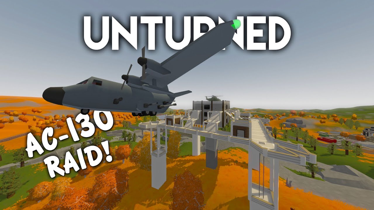Unturned | AC-130 Raid! (Roleplay Survival)