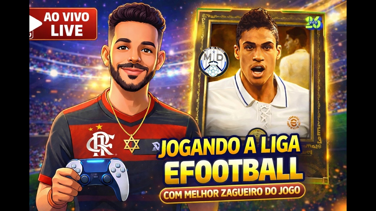🔴JOGANDO A LIGA EFOOTBALL COM O MELHOR ZAGUEIRO DO JOGO🚀/ LIVE 100🏆