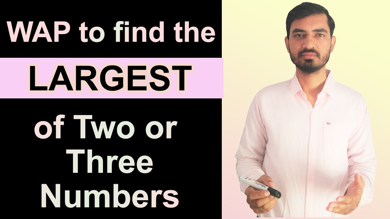 Program to find Greater between Two or Three Numbers in Java by Deepak