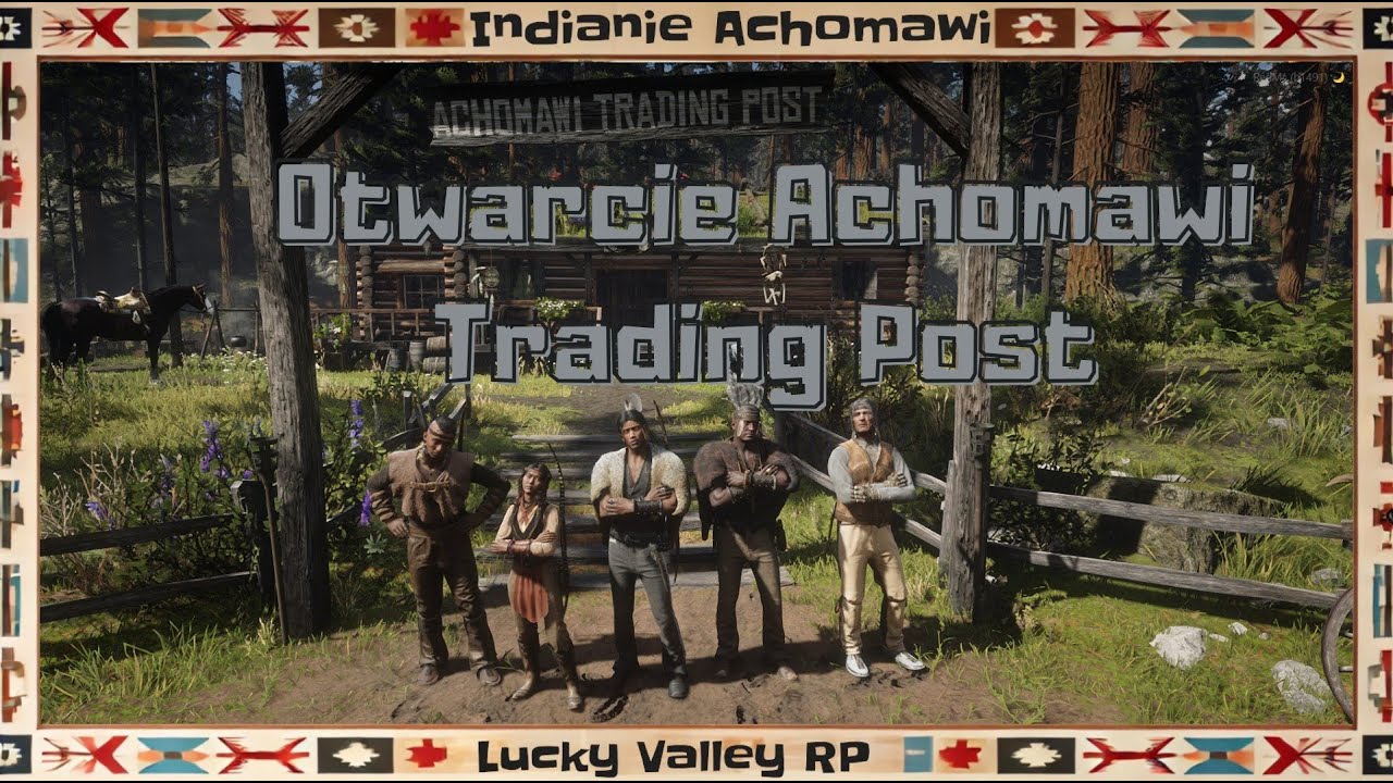 Otwarcie Achomawi Trading Post - Plemię Achomawi 🔴 [Zapis Live]
