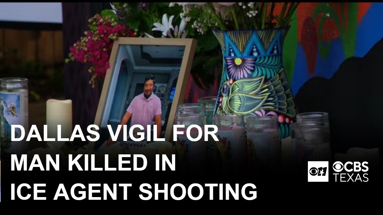 Vigil held in Dallas for Mexican man shot and killed by ICE agent in Houston