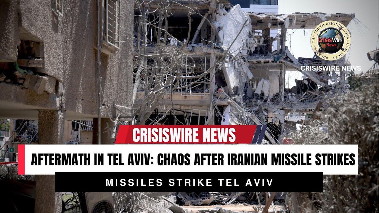 Aftermath in Tel Aviv | Iran's Missile Strike Sparks Chaos