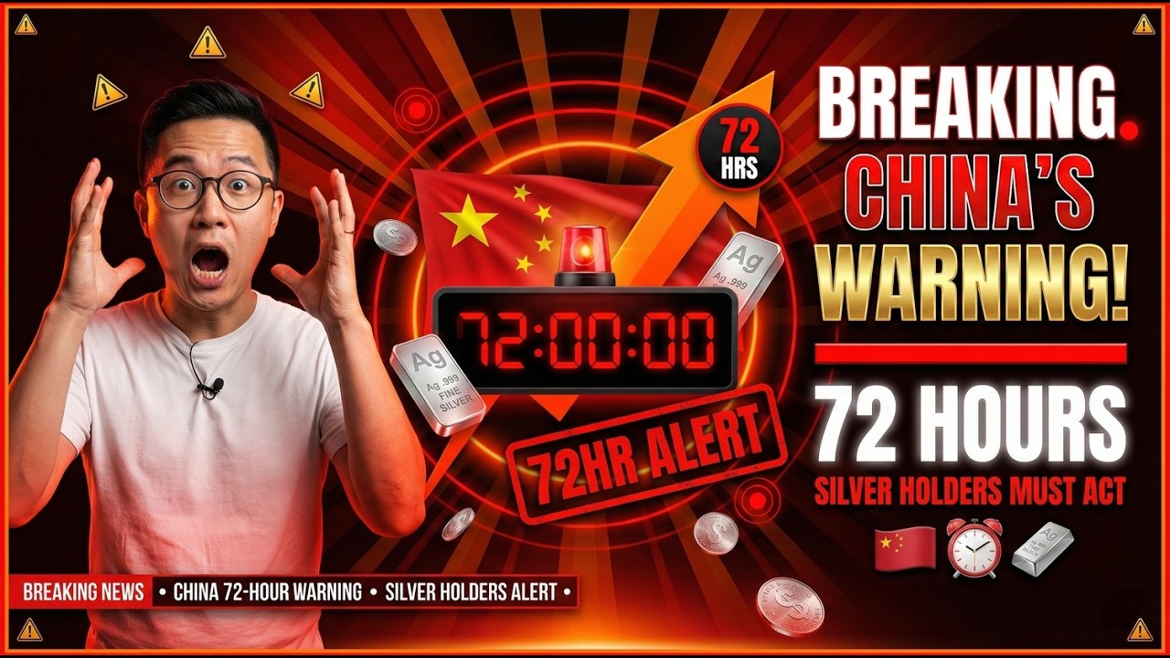 BREAKING: China Just Gave Silver Holders a 72-Hour Warning (Watch This)