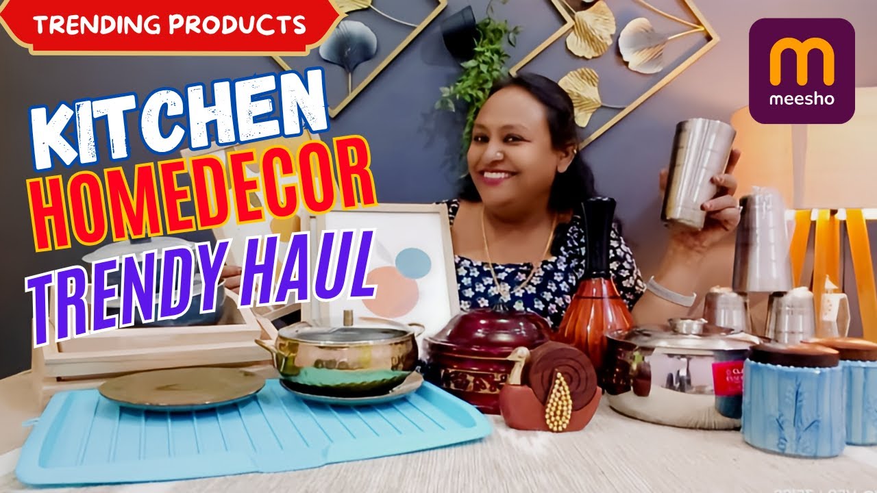Meesho Se Itna Ache Products?! Believe Nahi Hoga 😱 Meesho Kitchen & Home Decor Haul Live Unboxing