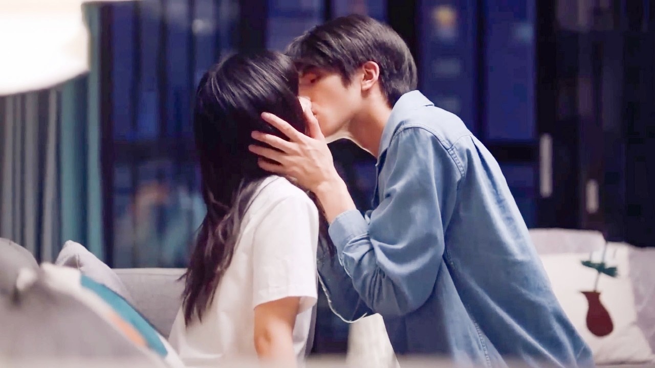 She throws a fit. He pins her down for a deep kiss. She melts instantly, obedient and soft.