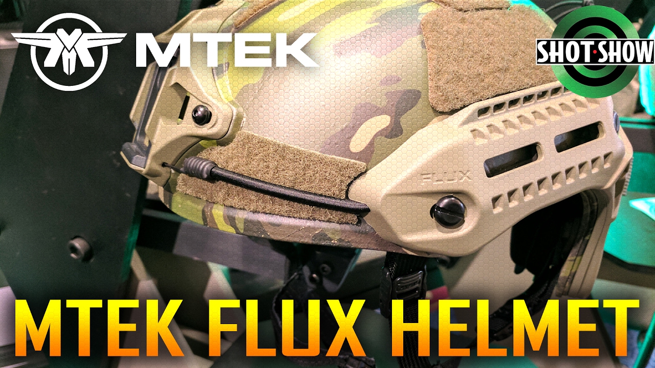 SHOT SHOW 2017 MTEK FLUX HELMETS - SPARTAN117GW