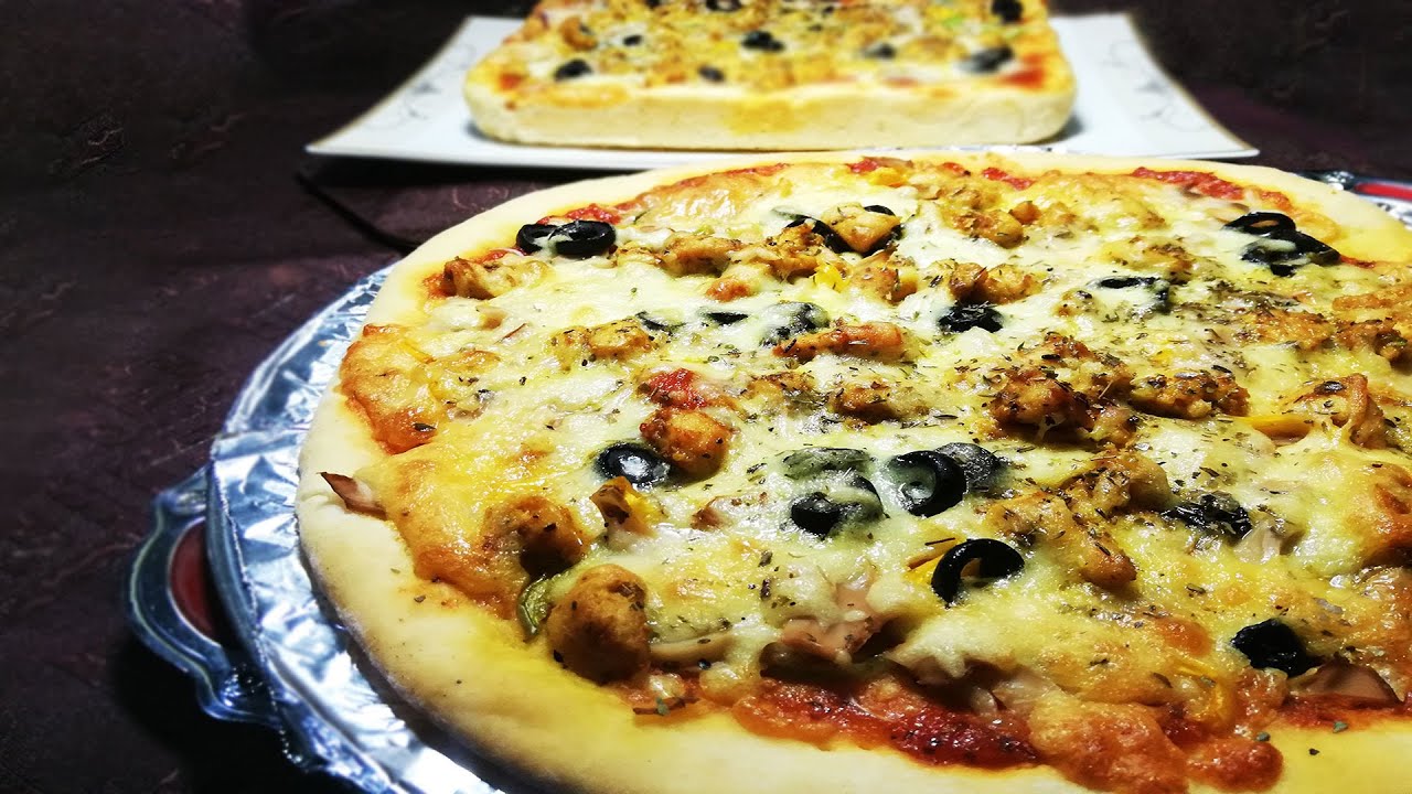 Chicken Mushroom Pizza recipe by Mayela's Kitchen | Easy Baking recipe
